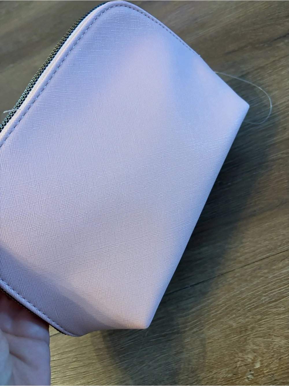 Ted Baker Blush Pink Saffiano Cosmetic Pouch